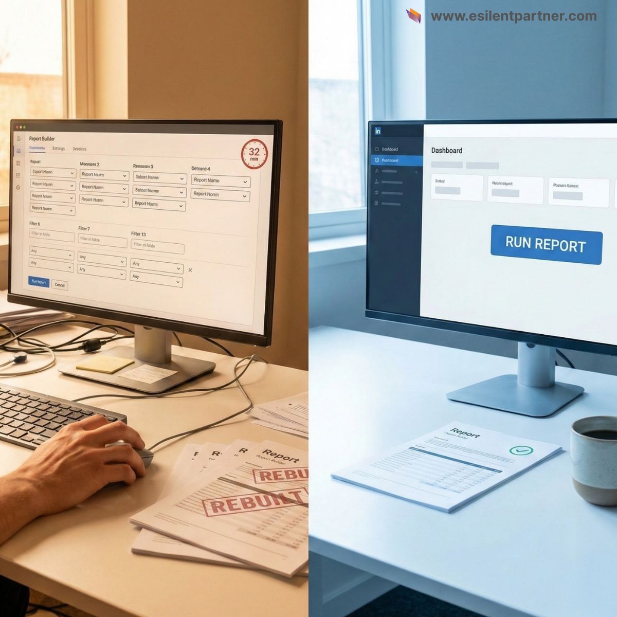 Rebuilding the same report every week? There's a better way. 📊 Save your custom criteria and get to insights in one click. #TimeSaver #Data #PSA #Agencylife esilentpartner.com/request-demo.h…