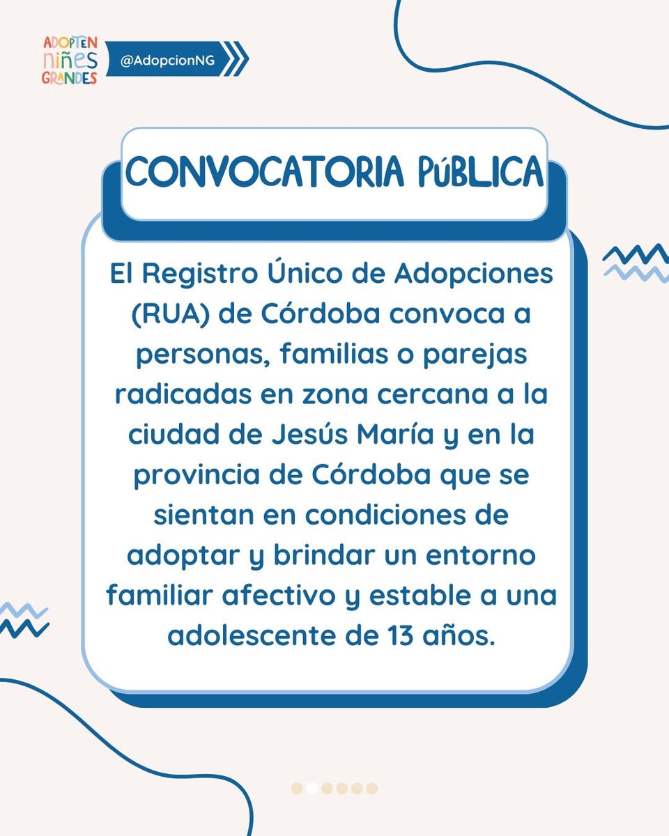 #AdoptenNiñesGrandes tweet media