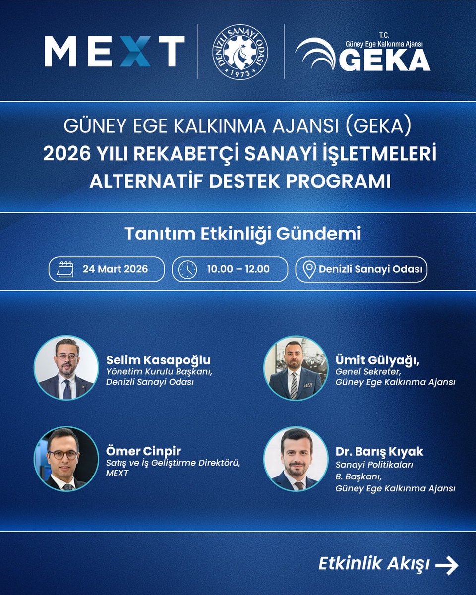 Denizli Sanayi Odası tweet media