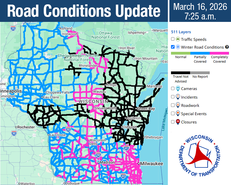 Wisconsin DOT tweet media