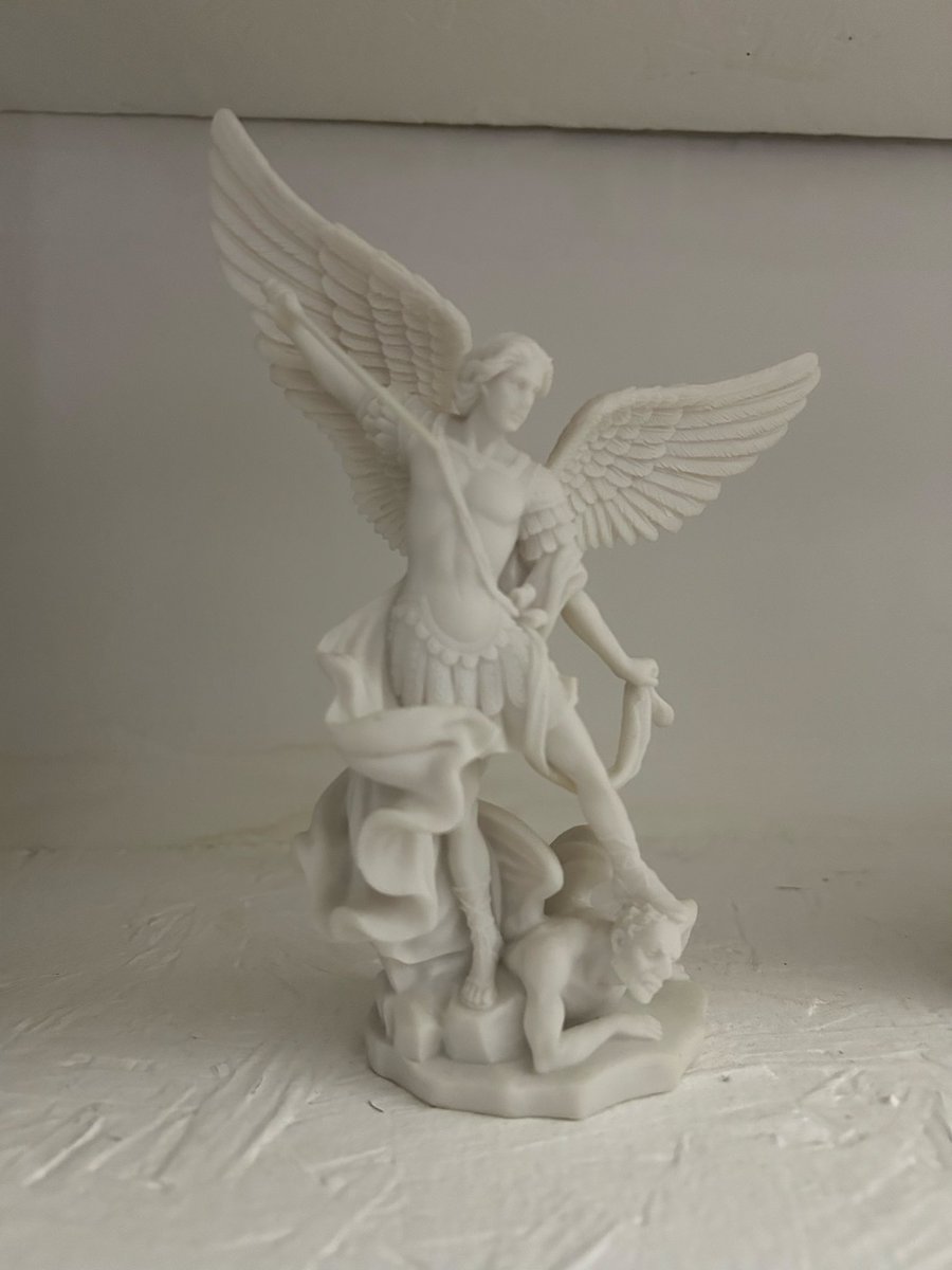 Anyone else have this in their home?

St. Michael standing over the devil🩸

Evil rises
God Wins 💧