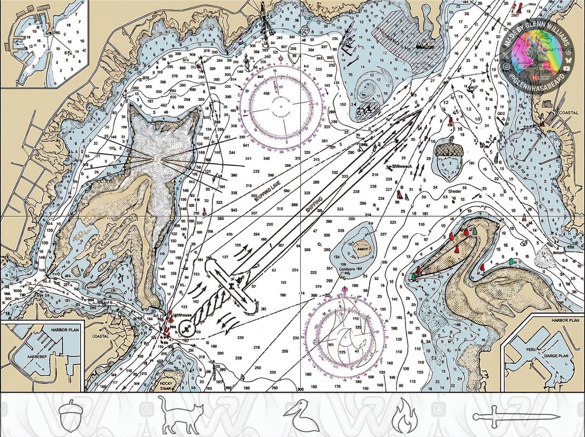 Nautical chart puzzle