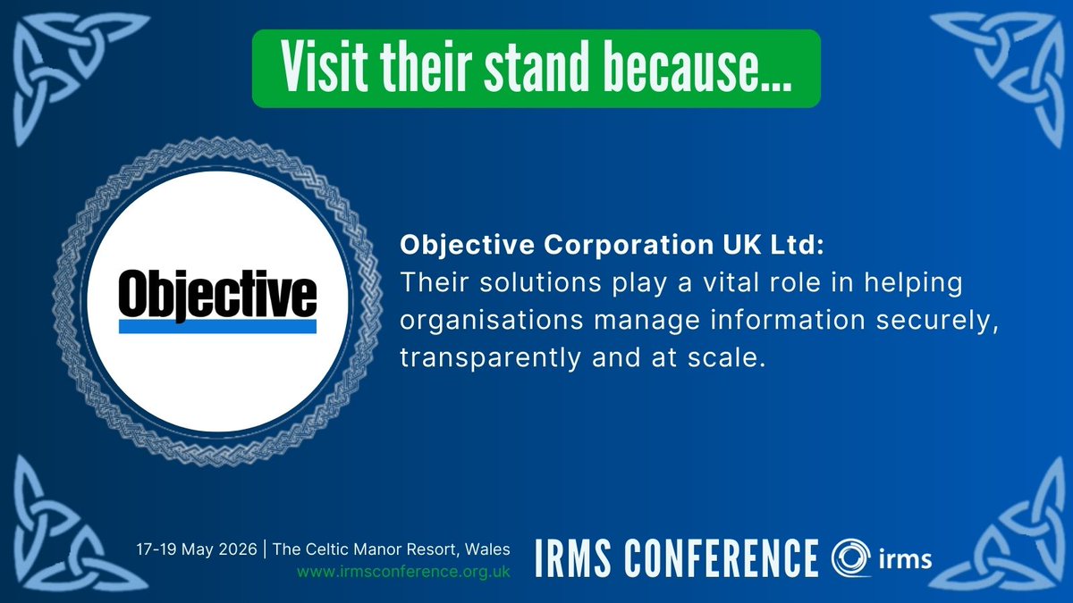 IRMS Conference tweet media