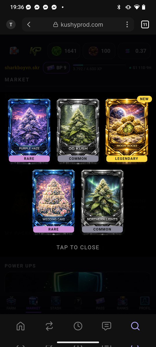 Finally I got legendary seed and collect full seed collection <a href="/KushyProd/">KushyProd</a>