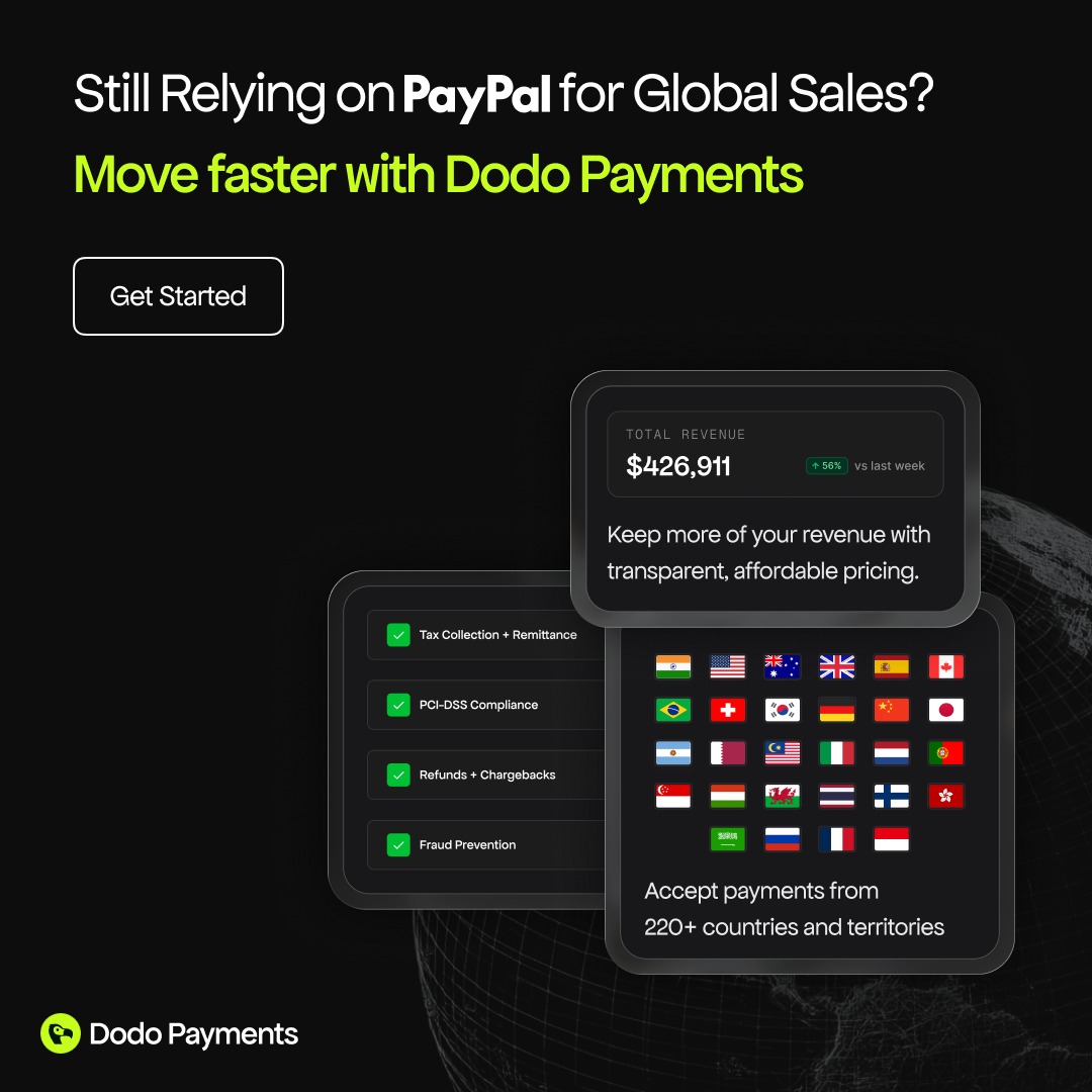Move faster with Dodo Payments. Accept payments globally with ...