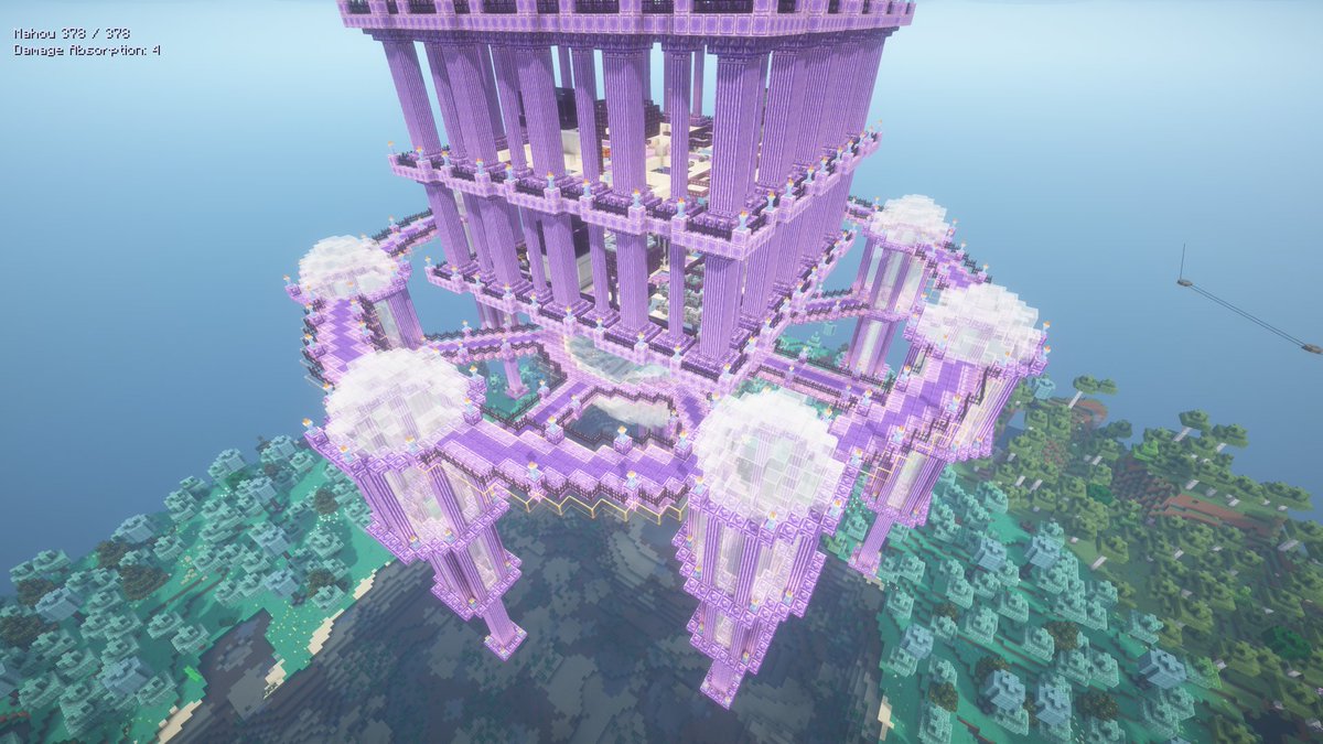 minecraft_prog's tweet photo. 久しぶりに大きい建築！
ここにATM Starと攻撃力∞の量子の剣の自動作成施設を作ります
#Minecraft #マインクラフト #マイクラ https://t.co/xyhp1IhaQV