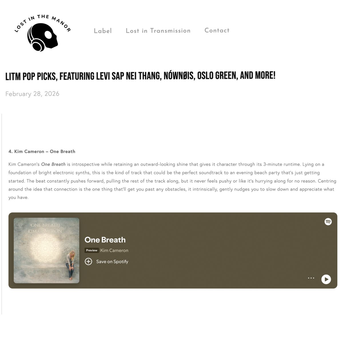 Kim Cameron tweet media