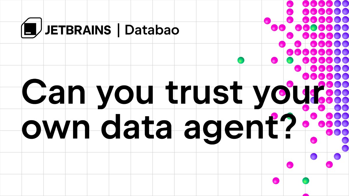 JetBrains for Data tweet media