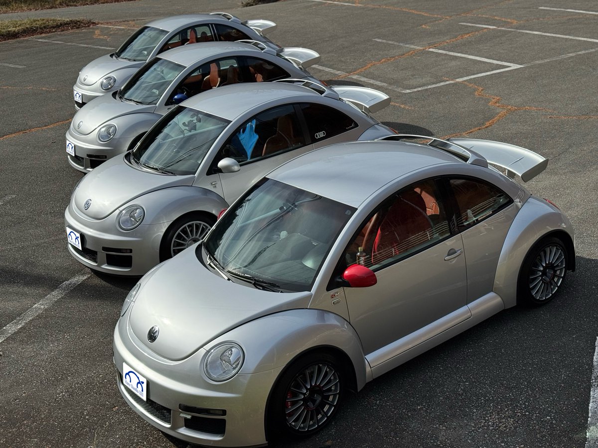 NewBeetleRSi's tweet photo. Four @NewBeetleRSi gathered together. We'll meet up with five @NewBeetleRSi next time.
#NewBeetleRSi #BeetleRSi #VR6 #4Motion #Haldex #Volkswagen #VolkswagenRacing #VW #NewBeetle #Remus #Recaro #OZRacing #SACHS #MSDesign #APRacing #ScanGauge https://t.co/IzChdhPVID