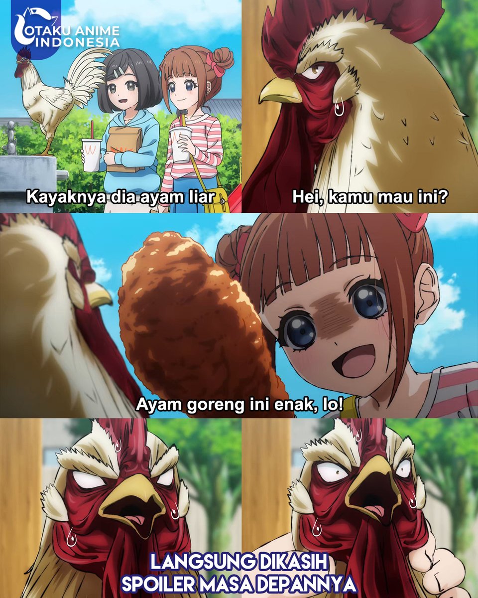 Otaku_Anime_Ind's tweet photo. Kata-kata paling horor yang pernah didengar seekor ayam. Mukanya bener-bener nggak bisa bohong, langsung kepikiran nasib sendiri di masa depan!🤣

via Rooster Fighter https://t.co/6u78EBmpDe