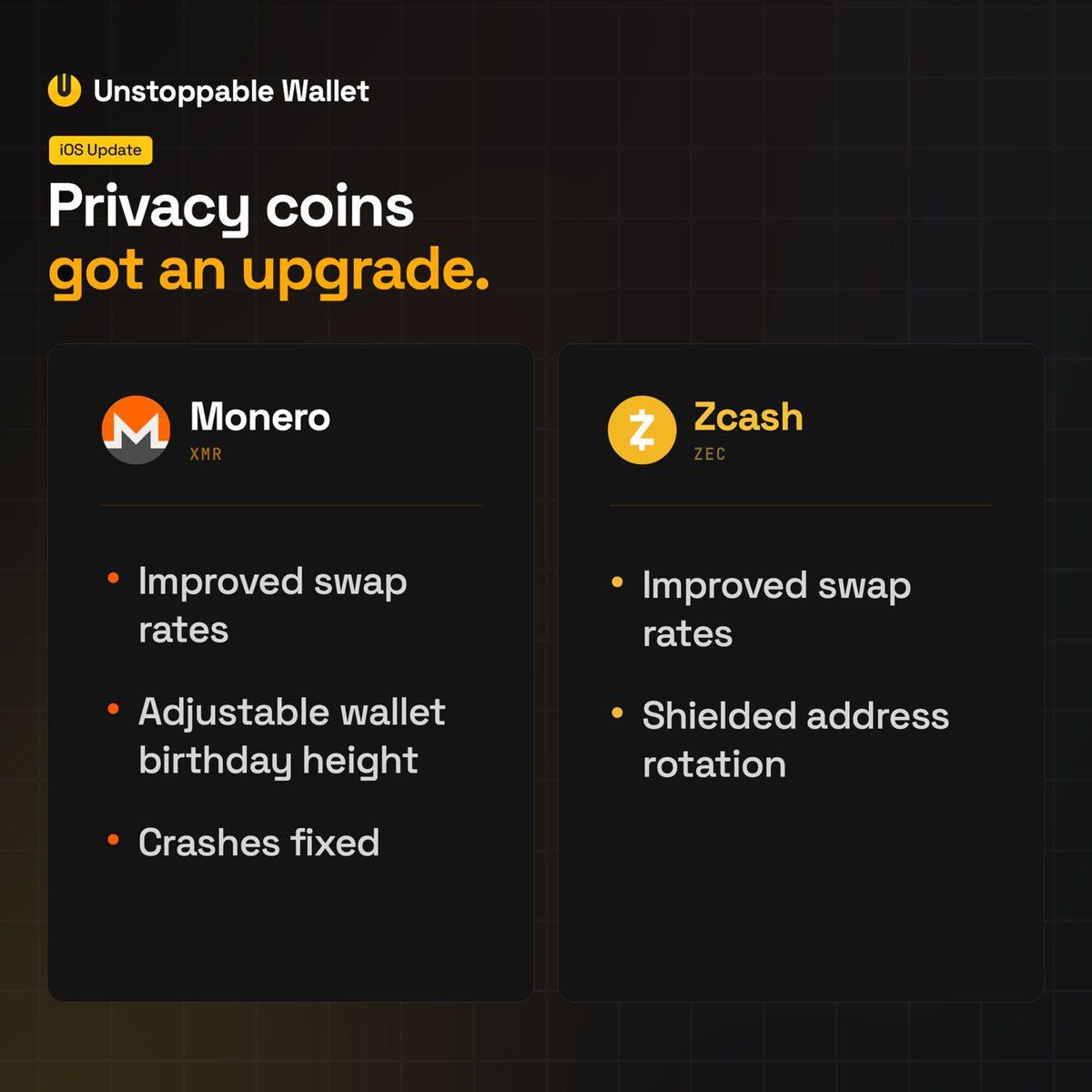 Unstoppable | Private Wallet tweet media