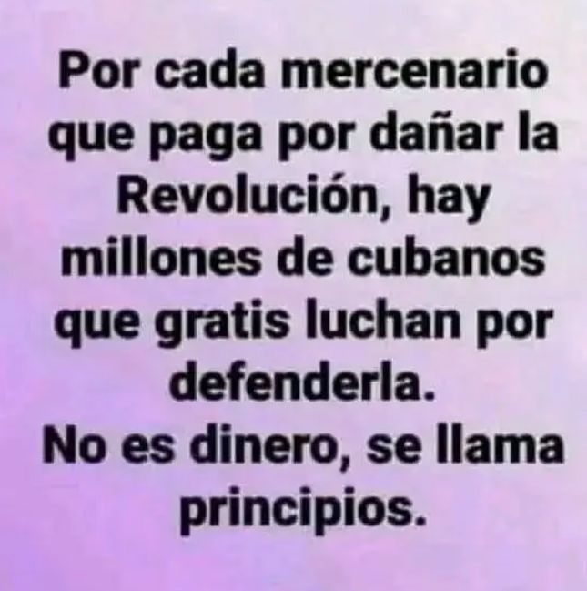 Los cubanos defenderemos la Revolución al precio que sea necesario <a href="/CubaMined/">MINED</a>  <a href="/naimatrujillob/">Naima Ariatne Trujillo Barreto</a>  <a href="/Yamilet50088609/">Yamilet Herrera</a>  <a href="/SuselyMorfaG/">Susely Morfa González</a>  <a href="/PartidoPCC/">Partido Comunista de Cuba</a>  <a href="/PresidenciaCuba/">Presidencia Cuba 🇨🇺</a>