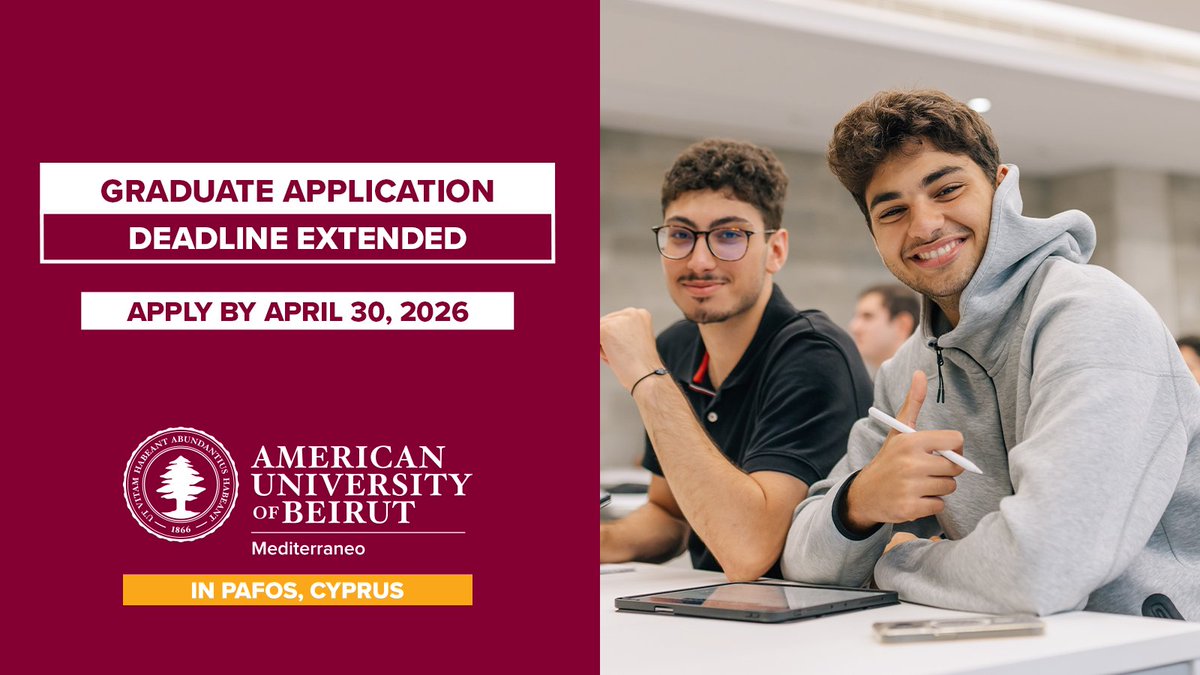 American University of Beirut - Mediterraneo tweet media