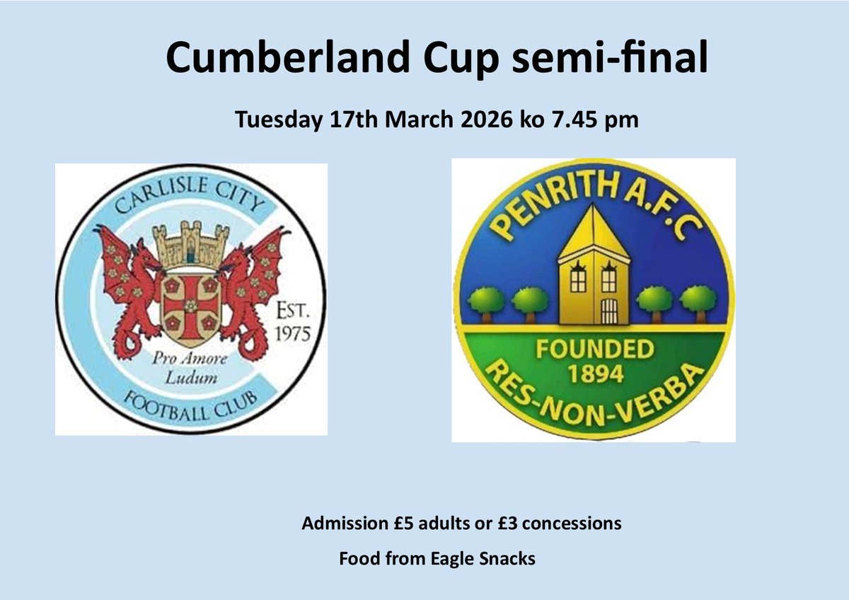 Carlisle City FC Official tweet media