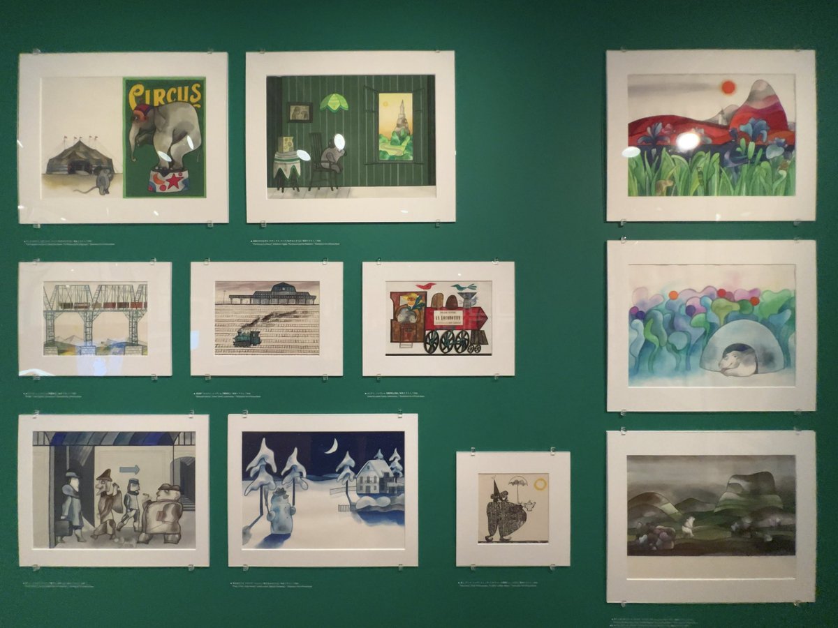 gs_studio's tweet photo. 「ヤン・レニツァ　Jan Lenica」展 at ggg 
絵本かわいい。 https://t.co/hGiaEYTNyQ
