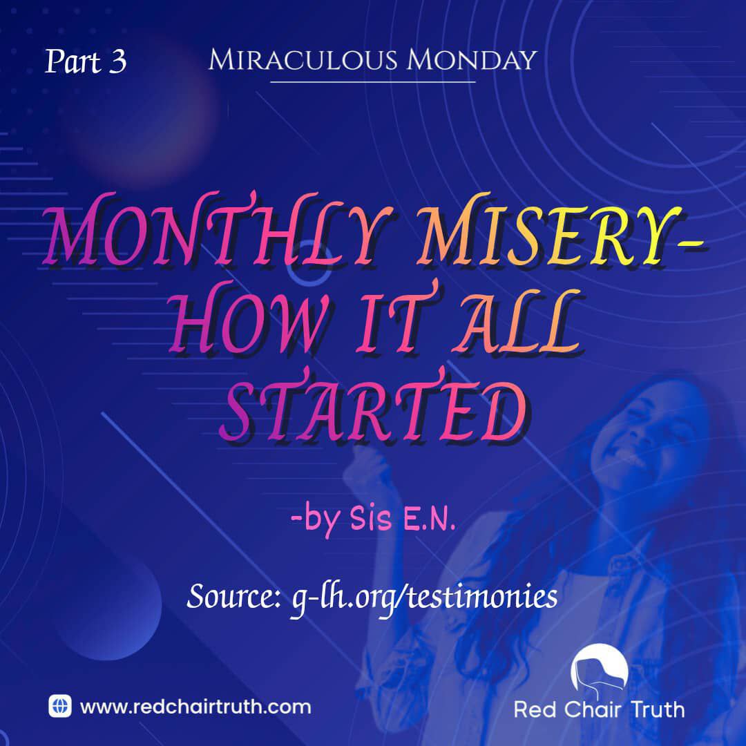 redchairtruth1's tweet image. The pain was intense—so intense that relief seemed impossible to find, even causing her to miss classes. Something she had once prayed to experience, she now wished would disappear for months—just for a moment of relief.

Don’t miss this Miraculous Monday.

#RedChairTruth #RCT