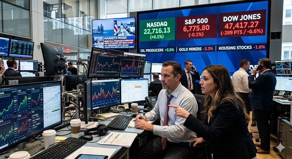 SinanAydini's tweet photo. 📊 U.S. Stock Markets Show Mixed Performance Amid Oil Price Volatility and Geopolitical Tensions

📈 U.S. stock markets displayed lackluster and mixed performance on Wednesday, continuing the choppy trading pattern from previous sessions. https://t.co/ffVA7PRegM
