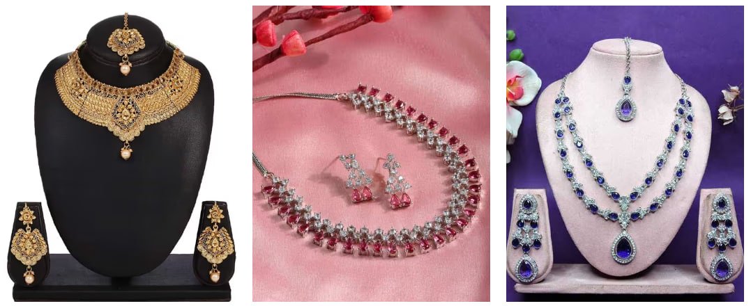 🌙 Ramzan Deals are LIVE
 Jewellery Set for Women just ₹530 😍 Perfect sparkle for your festive look

🛍️ Grab yours now -  grbn.in/lqr1pcr72J

#RamzanDeals #JewellerySet #FestiveFashion #DealAlert #ShopNow