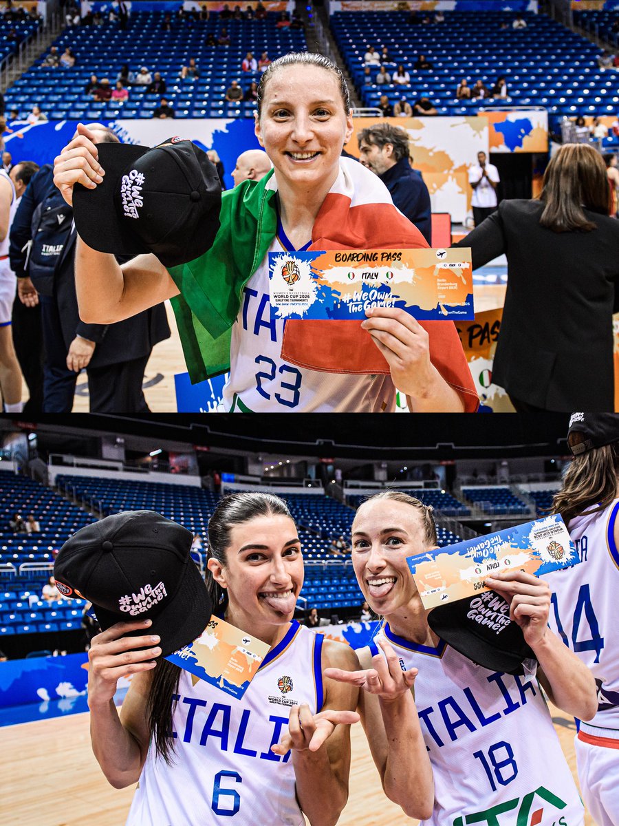 Italbasket's tweet photo. 32 anni dopo, le Azzurre sono Mondiali 💙

32 anni di attesa, finiti battendo la Spagna e conquistando un posto alla manifestazione di Berlino: insieme.

Leggi di più: https://t.co/npIxGCXwkg https://t.co/wu7CTURKwD