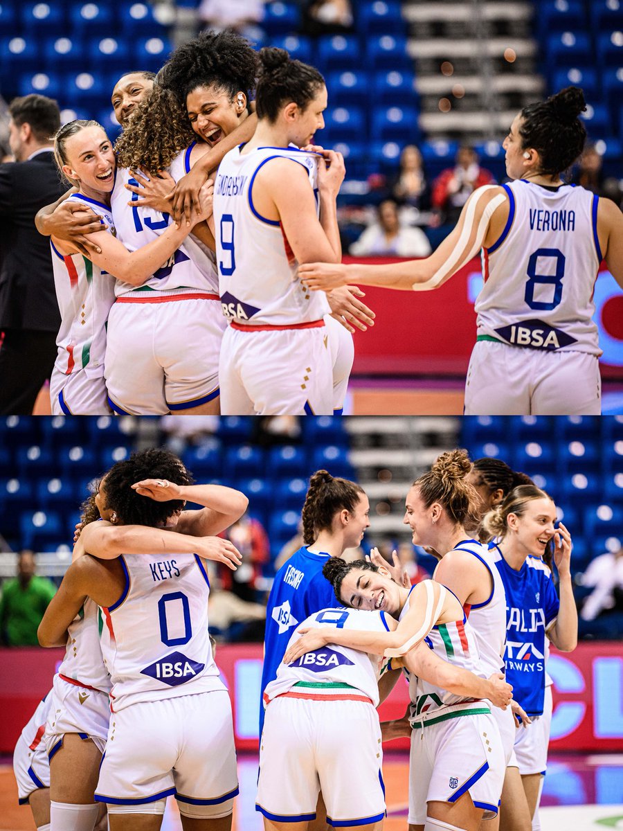 Italbasket's tweet photo. 32 anni dopo, le Azzurre sono Mondiali 💙

32 anni di attesa, finiti battendo la Spagna e conquistando un posto alla manifestazione di Berlino: insieme.

Leggi di più: https://t.co/npIxGCXwkg https://t.co/wu7CTURKwD