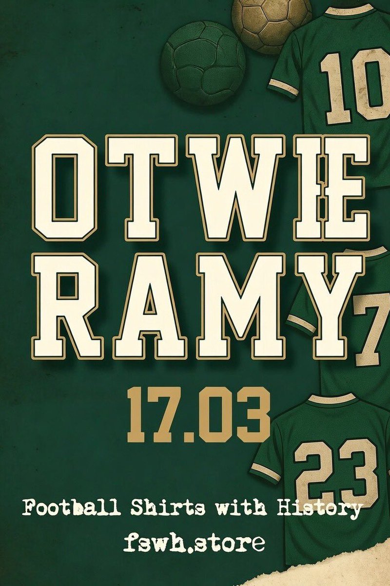 Football Shirts with History tweet media