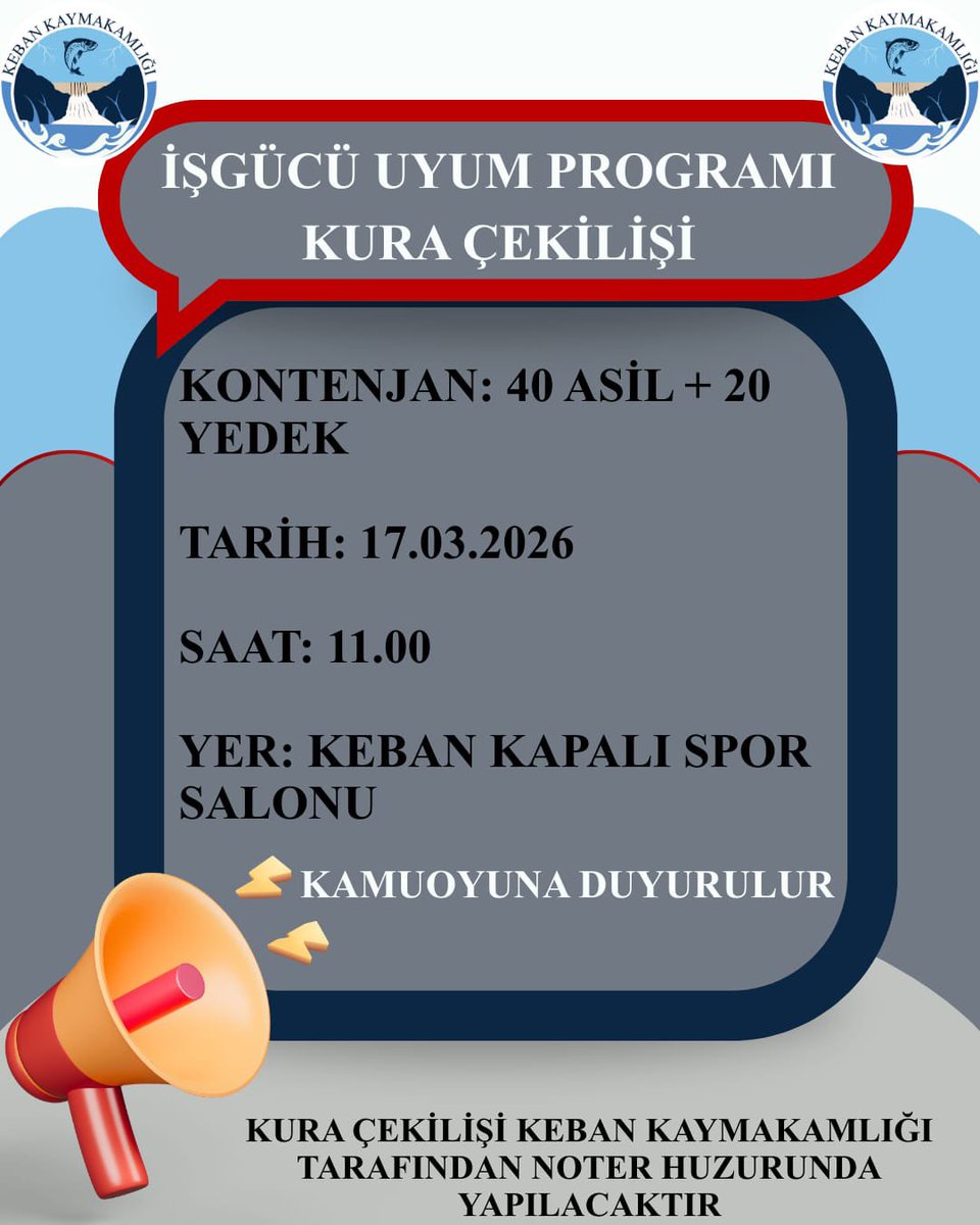 Keban Kaymakamlığı (@kebankaymakamlk) on Twitter photo 