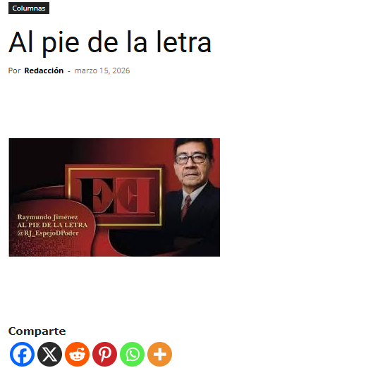 Espejo del Poder tweet media