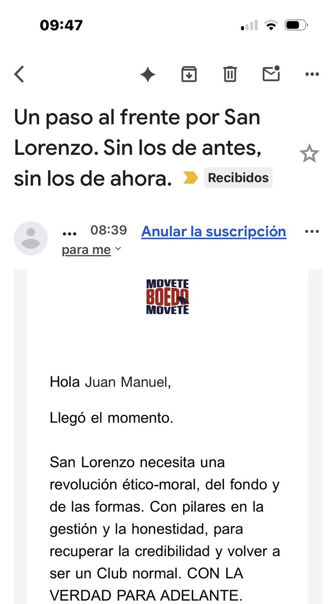 Me encantaría saber cómo mierda tienen mi correo electrónico estos cirujas ..
Que base de datos abran hackeado o comprado .. 
ni los de antes , ni los de ahora , ni ustedes