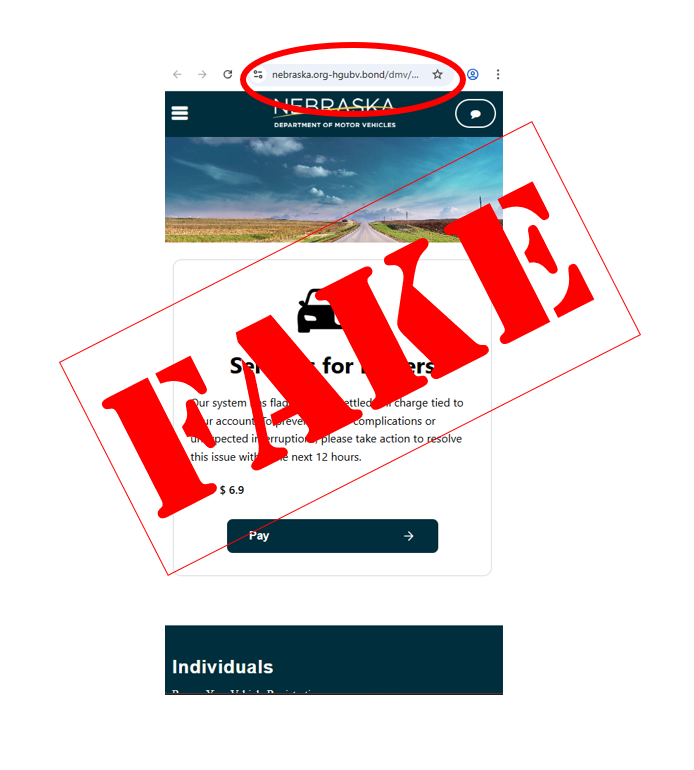 Nebraska DMV tweet media