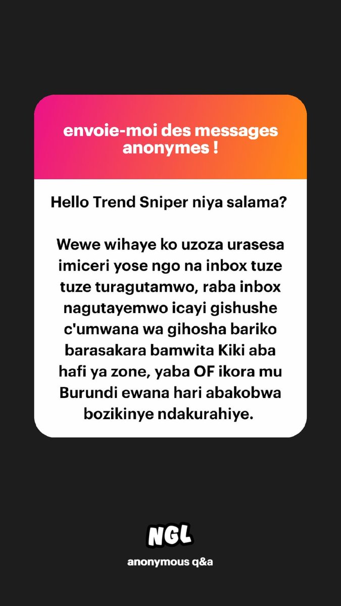 Trend Sniper 🇧🇮 tweet media