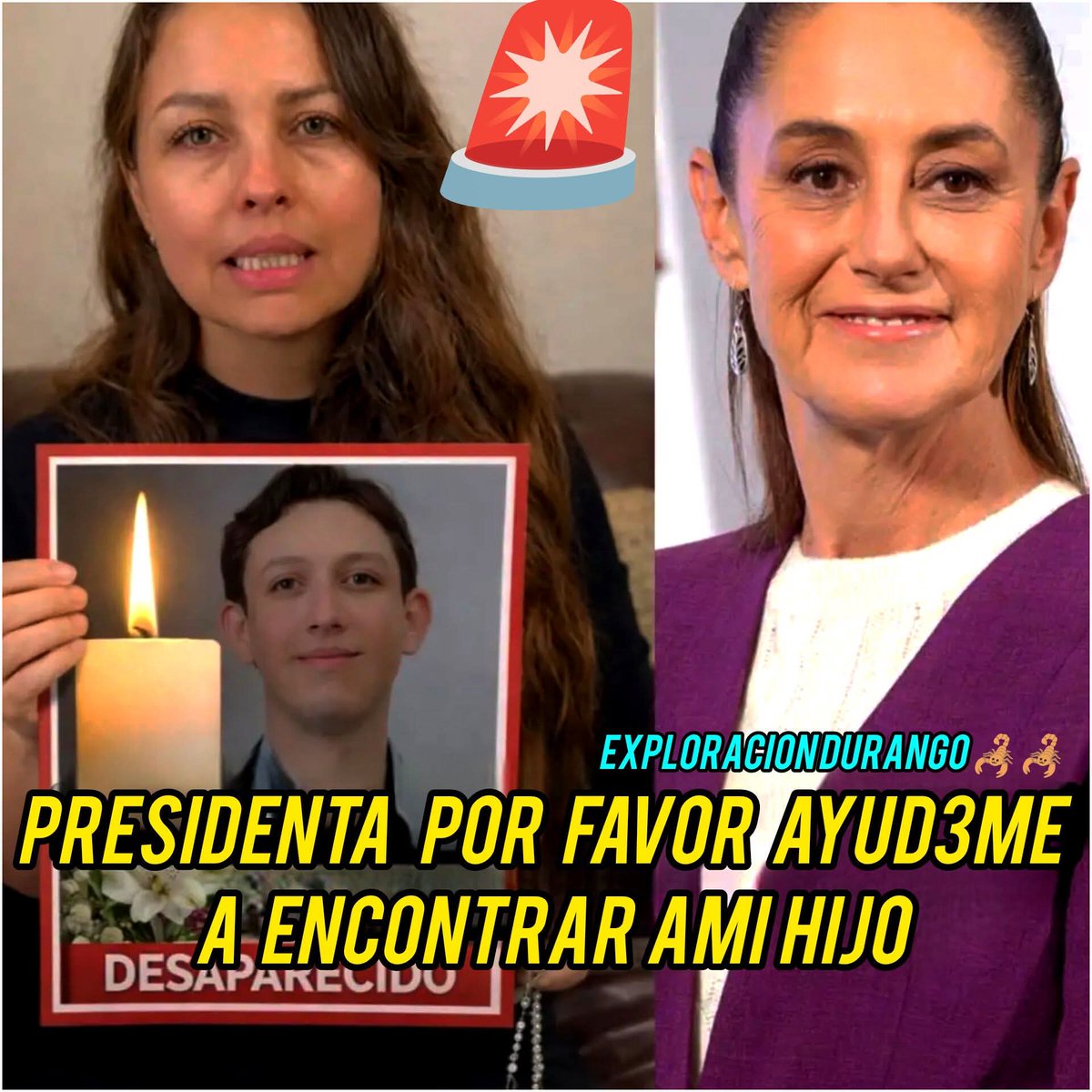 Hasta cuándo le darán atención a este caso?
Por favor ayuden a esta madre desesperada a  encontrar a su hijo!!!
<a href="/Claudiashein/">Claudia Sheinbaum Pardo</a> 
<a href="/OHarfuch/">Omar H Garcia Harfuch</a> 
<a href="/SEDENA_MEX/">EJÉRCITO MEXICANO</a> 
<a href="/BrendaValgil/">Brenda Valenzuela Gil</a>  Emilio sigue en mis oraciones, Dios te bendiga...🙌🏼