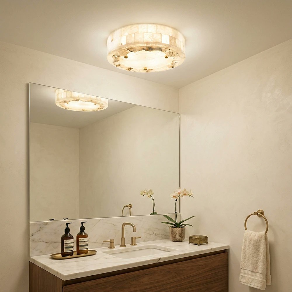 leizhang598998's tweet image. 🌕 Bring the "moonlight" into your living room! The jade-like softness of alabaster infuses the space with a sense of tranquility and serenity.
.
#CeilingLight #AlabasterCeilingLight #RoundCeilingLight #NaturalStoneLightingFixtures #InteriorDesign #Light
.
vidirlighting.com/collections/ne…