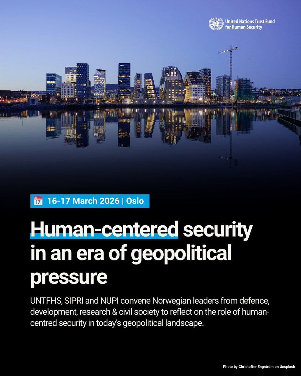 UN Human Security tweet media