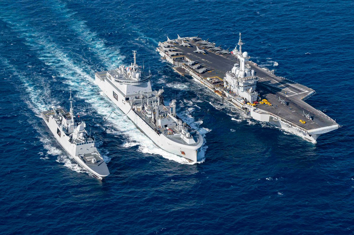 French Carrier Strike Group tweet media