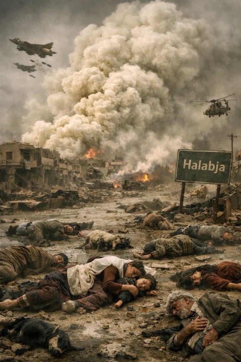 resresoo3's tweet photo. Gotin Hitler miriye. Me nizanibû ku kurê wî li Bexdayê dijî. #Halepçe #halabja #HalepçeKatliamı https://t.co/33zfAnul5k