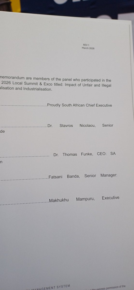 _cosatu's tweet image. Organised labour presented a memorandum of demands at #ProudlySA #BuyLocal Summit demanding an end to illicit trading in the economy to @NEDLAC_SA, @GovernmentZA and #ProudlySA  @ProudlySA @deptoflabour @1Khosi_Meth @DmJomo @eNCA