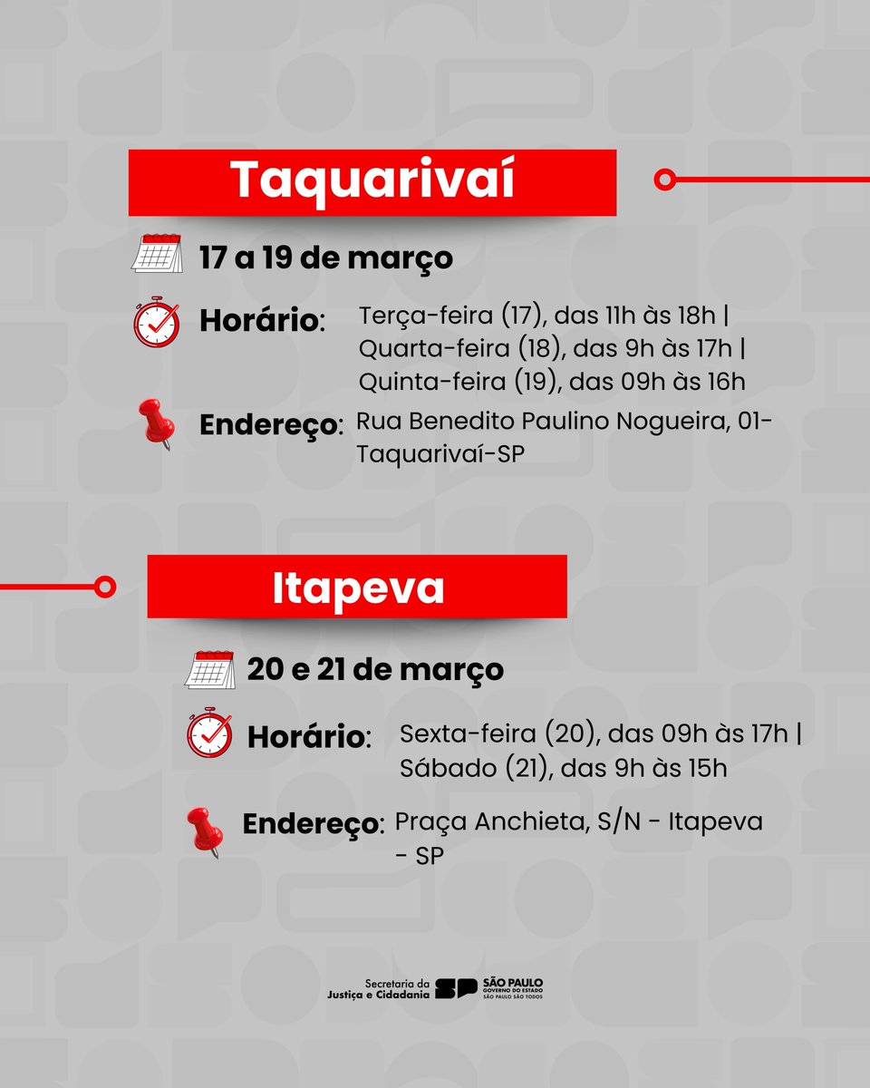 Secretaria da Justiça e Cidadania tweet media
