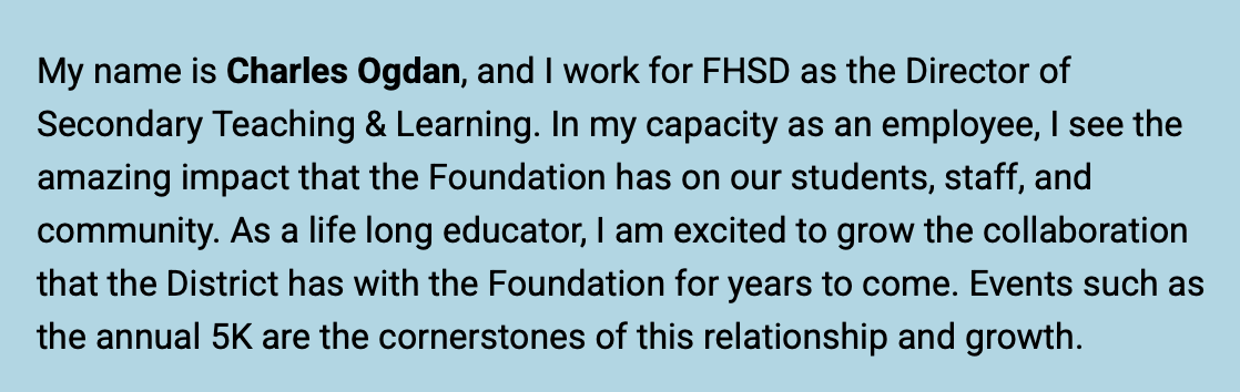 Forest Hills Foundation for Education tweet media