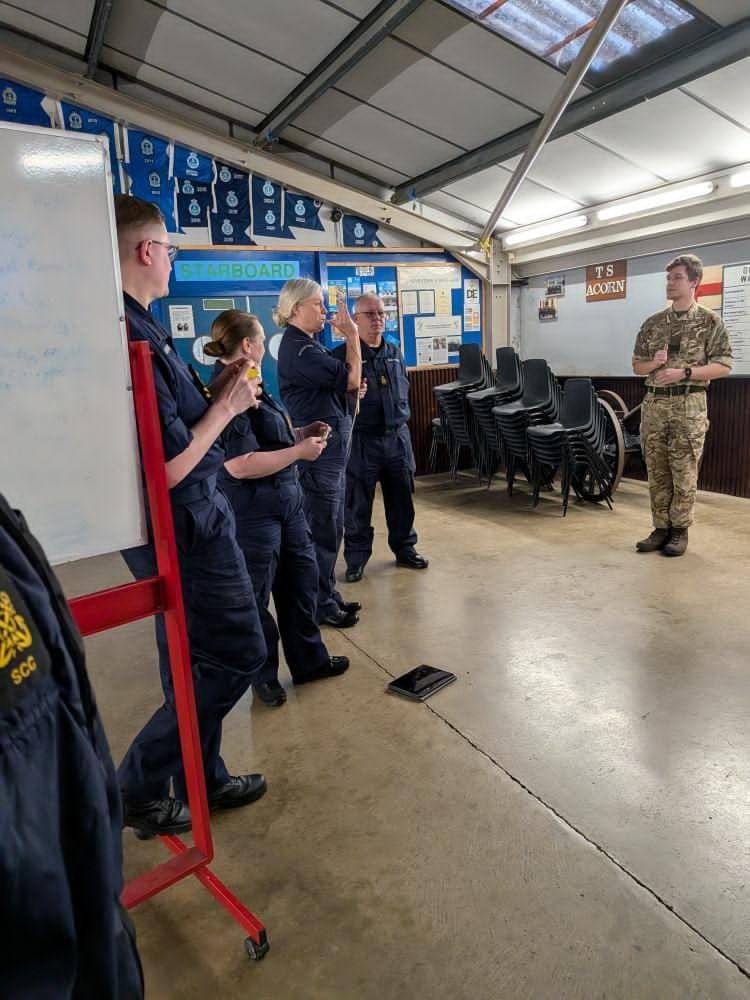 Mother’s Day is very important and so I thank all my staff who gave up their Sunday morning to ensure the cadets had a great parade. 
PO Dulis also took some of our newest cadets through their Comp Crew.
This weekend the 1st Lt and PO Saunders attended the LA Peer Ed Inst Course