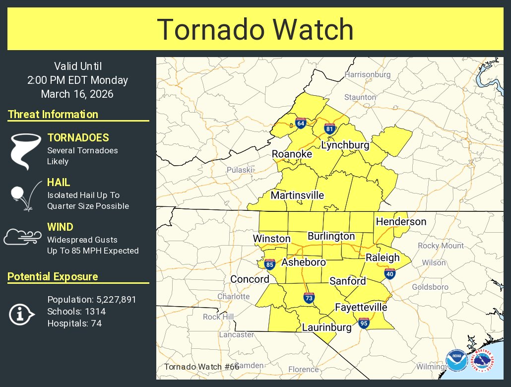 NWS Blacksburg tweet media