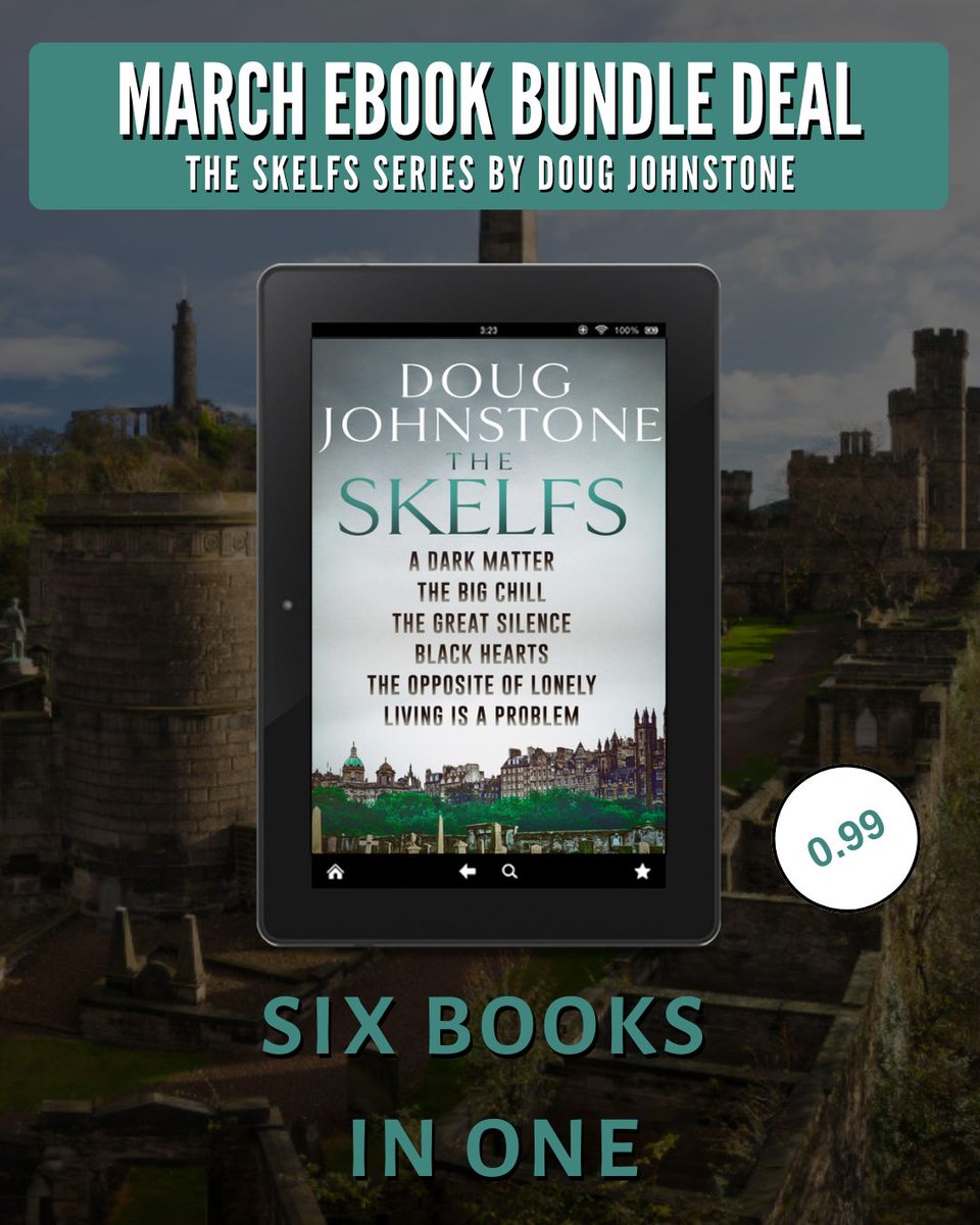 OrendaBooks's tweet image. 🚨 #BUNDLEDEAL ALERT!🚨 

For the rest of March get the FIRST SIX BOOKS in the unmissable #TheSkelfsSeries by @doug_johnstone for ONLY £0.99 in this GREAT-VALUE #BoxSet EVERYWHERE YOU GET #EBOOKS😍 

GET YOUR #BOOKBUNDLE NOW!❤️ 
Kindle, Kobo, Apple: 🔗geni.us/A8wWTa