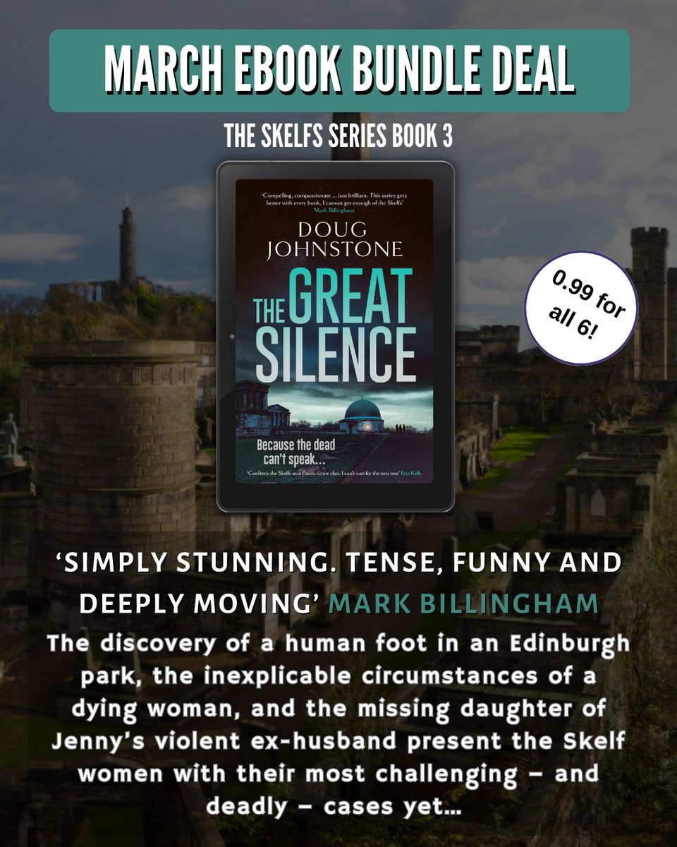 OrendaBooks's tweet image. 🚨 #BUNDLEDEAL ALERT!🚨 

For the rest of March get the FIRST SIX BOOKS in the unmissable #TheSkelfsSeries by @doug_johnstone for ONLY £0.99 in this GREAT-VALUE #BoxSet EVERYWHERE YOU GET #EBOOKS😍 

GET YOUR #BOOKBUNDLE NOW!❤️ 
Kindle, Kobo, Apple: 🔗geni.us/A8wWTa