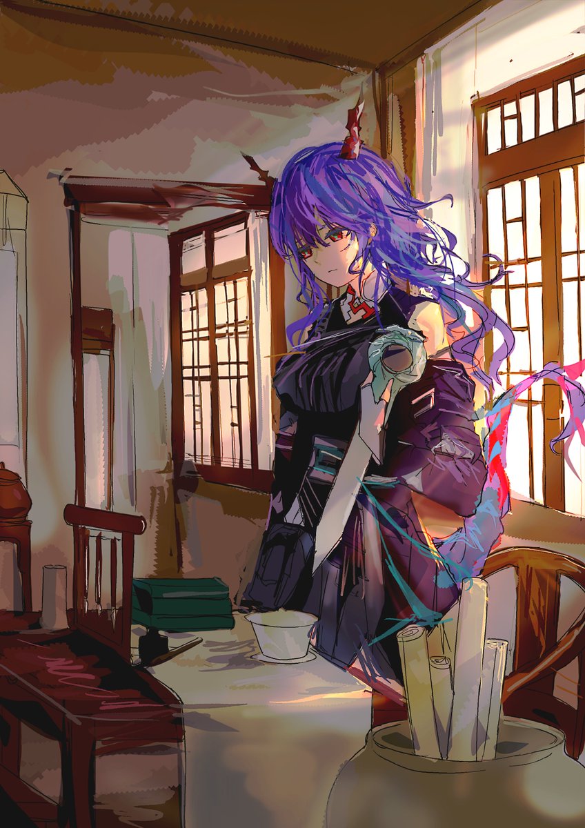 chaogecc's tweet photo. 【赤刃明霄陈】#アークナイツ #明日方舟 #Arknights https://t.co/EZP3kXR5Gc