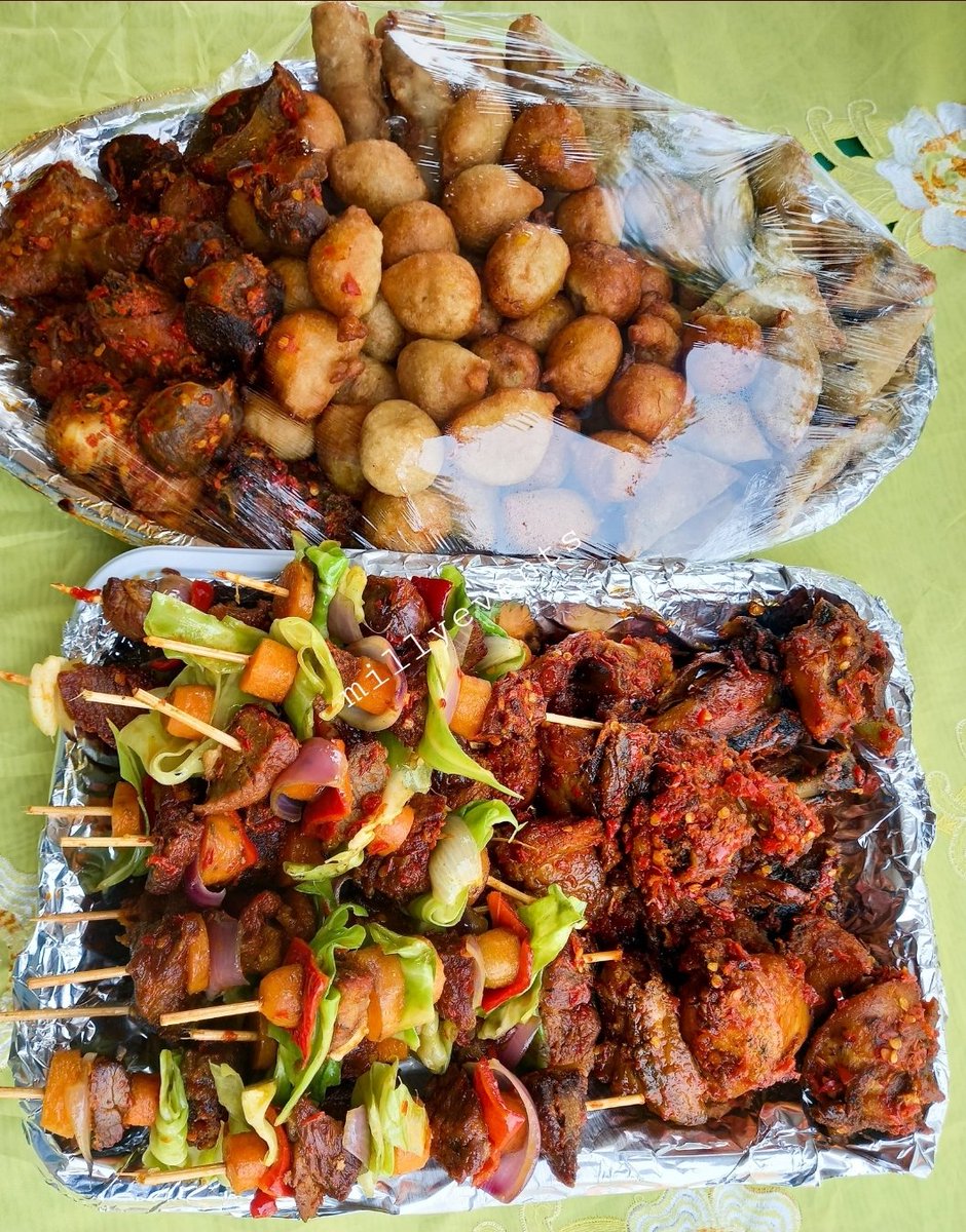 MillyEvents's tweet photo. Small chops is available for delivery within Lagos and some part of Ogun State. 

Price: N50, 000

Send a DM to place an order or call 08107983558 https://t.co/600OketRhe
