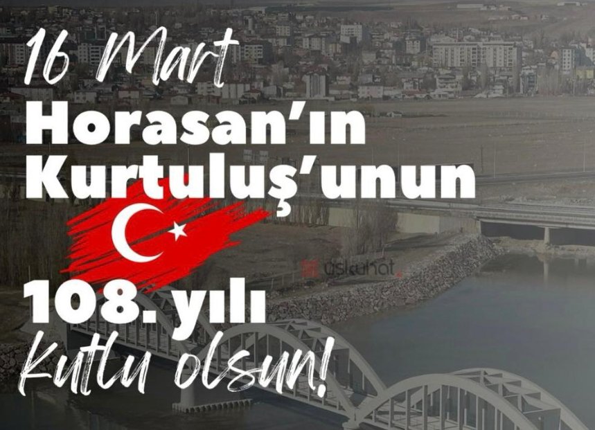 Murat_3114's tweet photo. #Horasan’ın düşman işgalinden kurtuluşunun 108. yıl dönümü kutlu olsun. 🇹🇷 #Erzurum #16mart1918 #16Mart #Erzurum #Kurtuluş #istiklal #Vatan https://t.co/x5UfIJgoUH