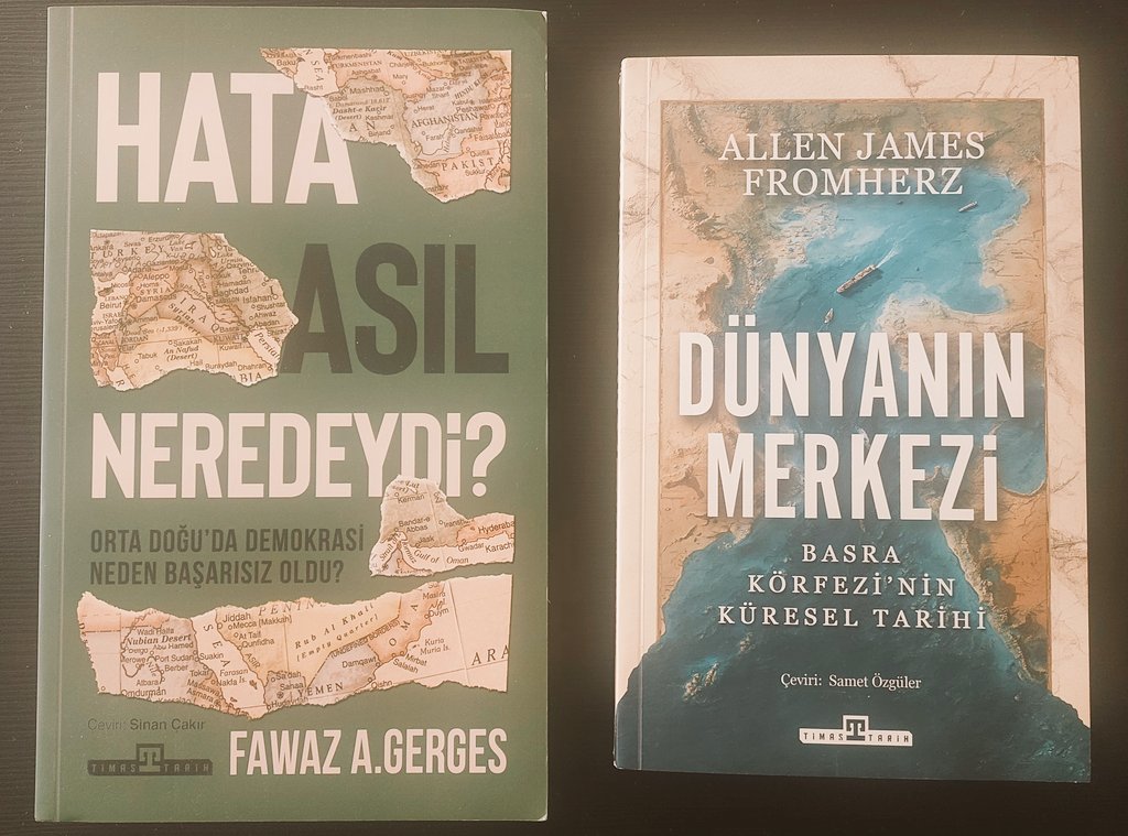 Günün güzelliği 📚

<a href="/timastarih/">Timaş Tarih</a>'in iki yeni Ortadoğu kitabı

Dünyanın gözü Körfez'e dönmüşken Fromherz'in kitabı iyi bir seçim

LSE'den Prof. Fawaz A.Gerges'in "Yeni Ortadoğu"sunu <a href="/matbuatyayin/">Matbuat Yayın Grubu</a>'da biz yayınlamıştık. Ortadoğu’daki iç/dış krizlere odaklanan bu kitabı da ilgi çekici