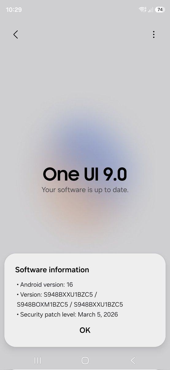 addicted2088's tweet photo. @OutofGalaxyy @UniverseIce So minor and early that at least in one place it still says Android 16. https://t.co/pWjCr1lBTp