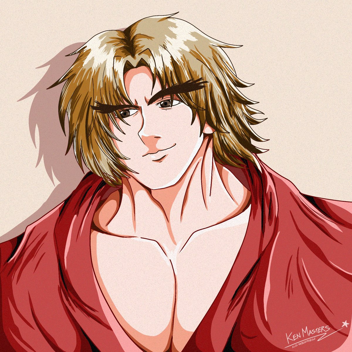 Practicing new artstyle and coloring style

#KenMasters #StreetFighter #ケン #ストリートファイター