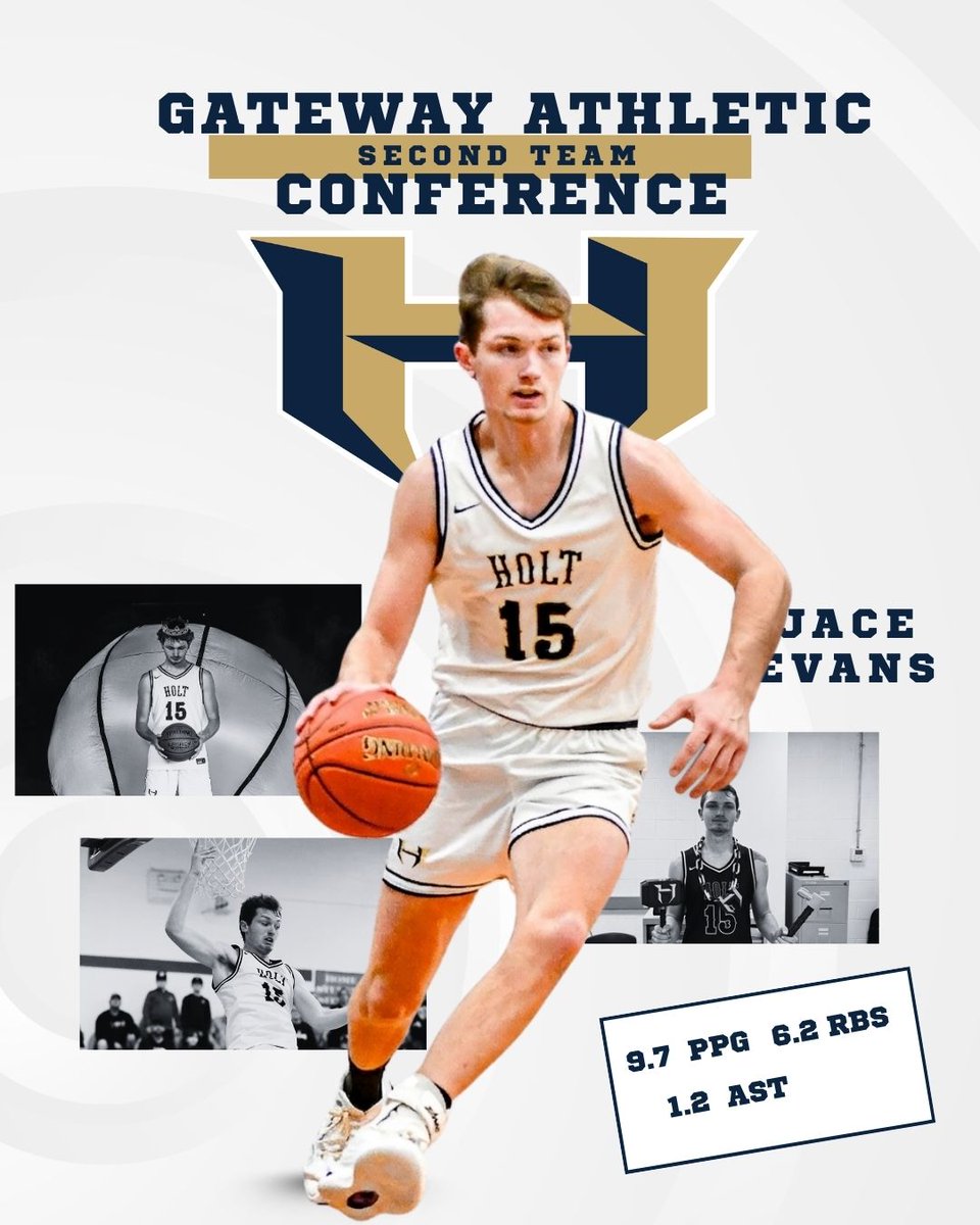 HoltBasketballB's tweet image. Congrats to @Jace53152844 on 2nd GAC North All Conference!  #MultiSport