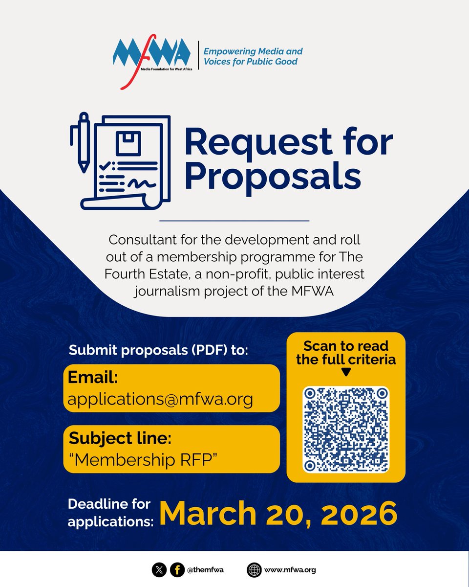 Media Foundation for West Africa tweet media